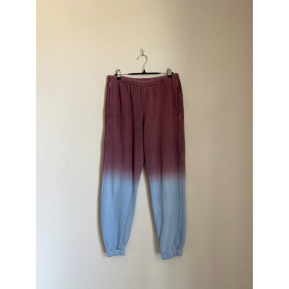 XiRENA Women's Ombre Dip-Dye Davis Sweatpant in Violet/Sky Blue Size SMALL - Picture 1 of 5